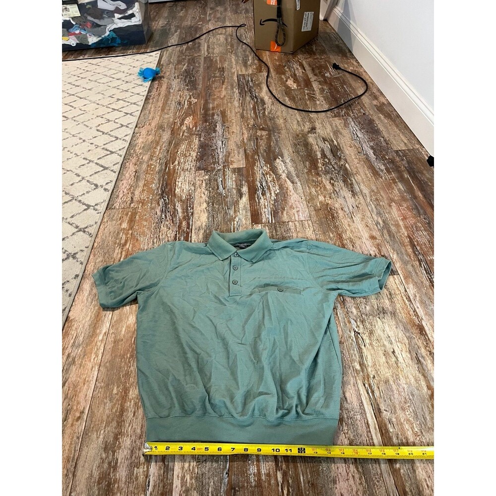Men’s Windham Pointe Turquoise Polo Style Shirt Size Medium
